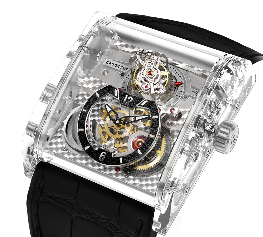 Cabestan Triple Axis Tourbillon Full Sapphire Watch Watch Releases 