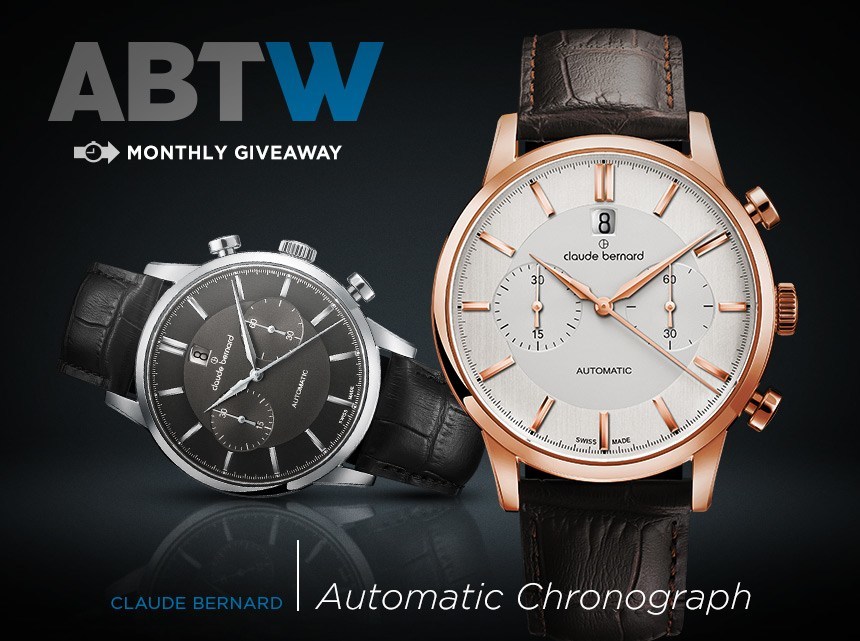WATCH GIVEAWAY: Claude Bernard Chronograph Automatic Giveaways 