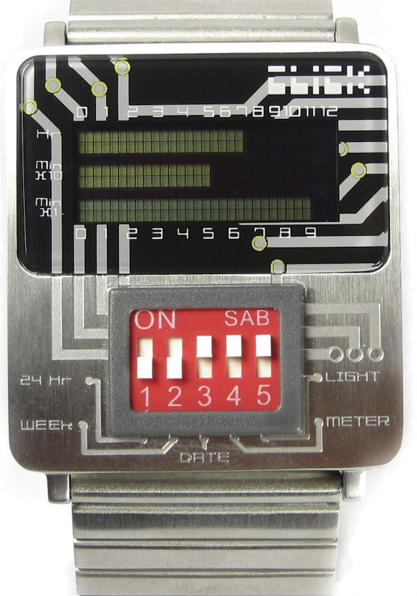 Click DIP Switch & Turn Switch, Circuit Board Style Watches Watch Releases 