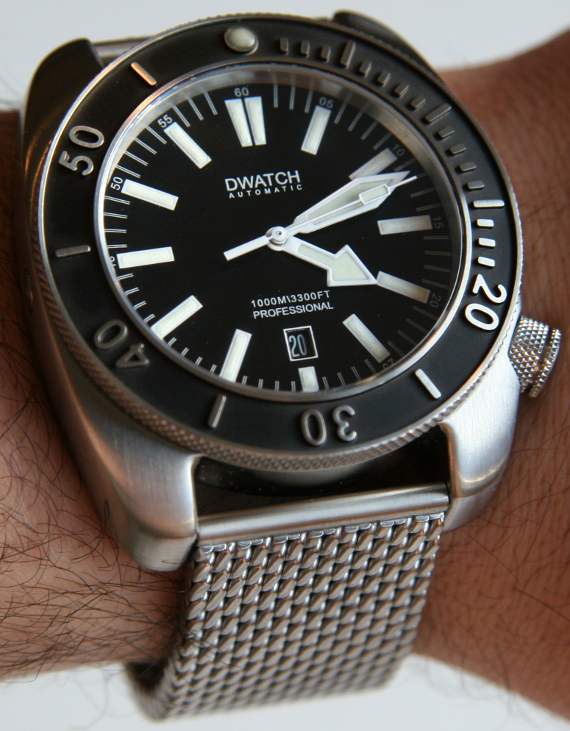 DWATCH 1000m Diving Watch Review Wrist Time Reviews 