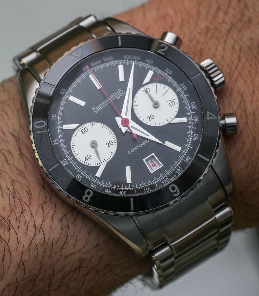Eberhard & Co. Contograf Watches In Black & Camouflage Hands-On Hands-On 