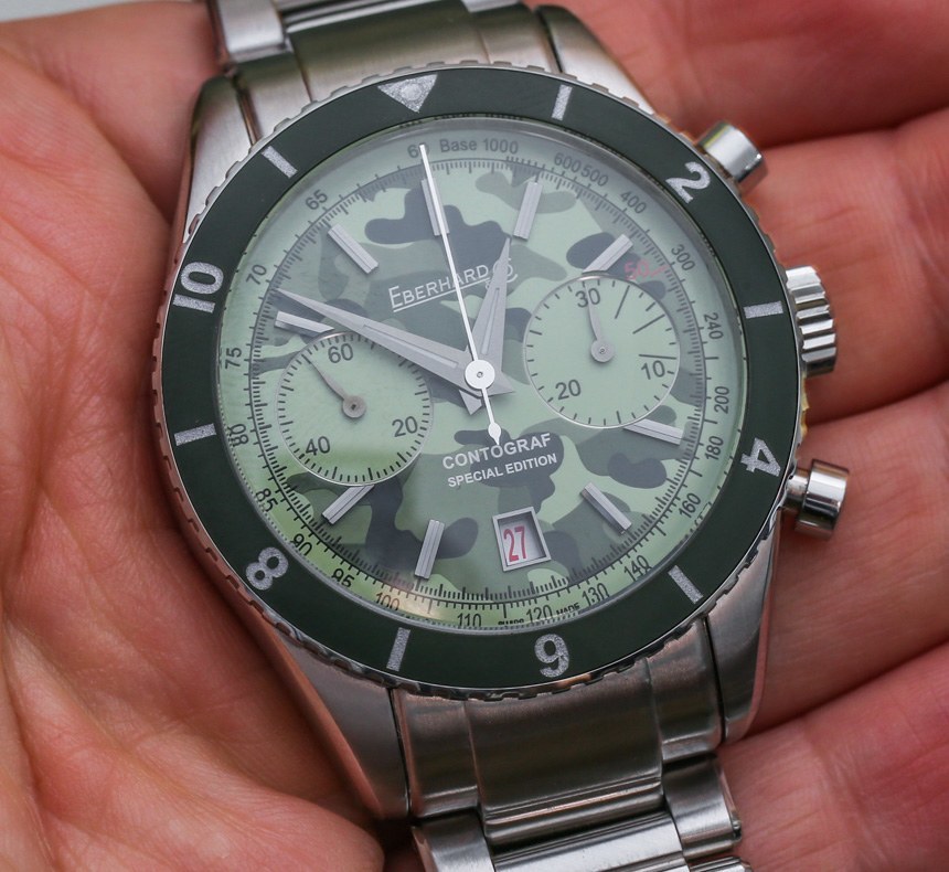 Eberhard & Co. Contograf Watches In Black & Camouflage Hands-On Hands-On 