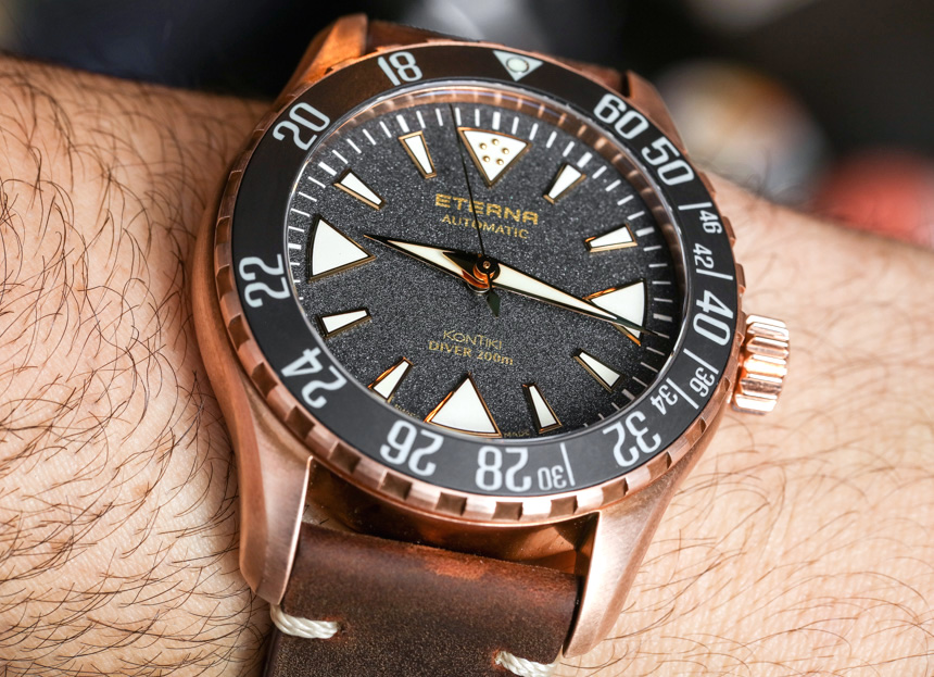 Eterna KonTiki Manufacture Bronze Dive Watch Hands-On Hands-On 