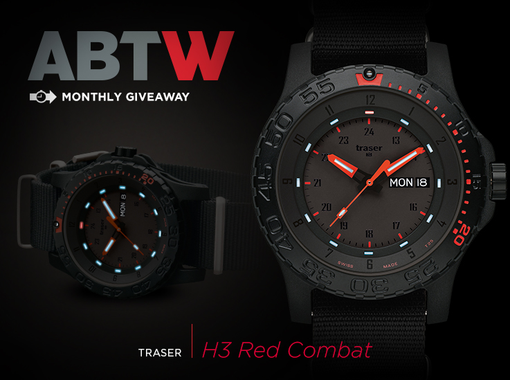 LAST CHANCE: Traser Red Combat Watch Giveaway Giveaways 