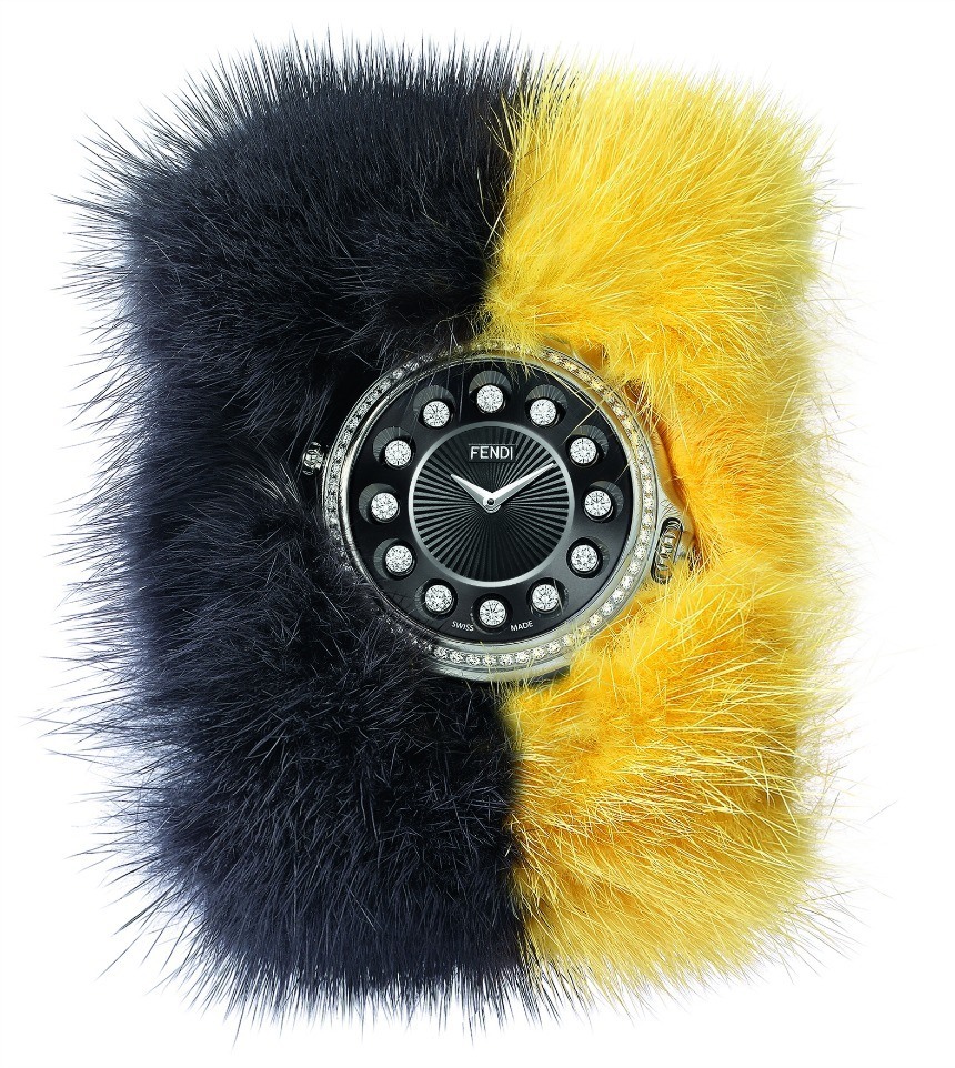 This Fendi Luxury Ladies Watch Is Colorful & Furry Watch Releases 