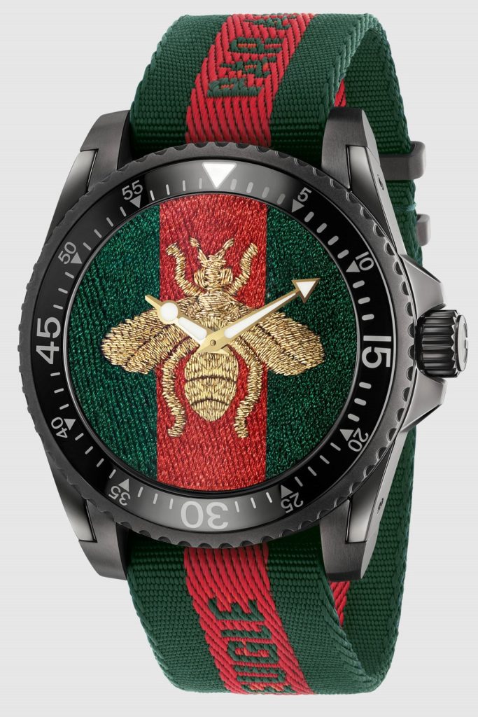 Gucci Dive Watches For 2017 With Embroidery & Rubber Animal Dials Watch Releases 