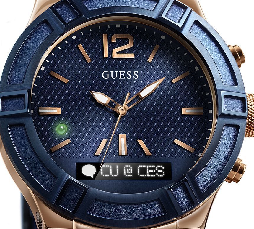 Guess Connect Smartwatch Styled By Guess And Powered By Martian Technology Watch Releases 