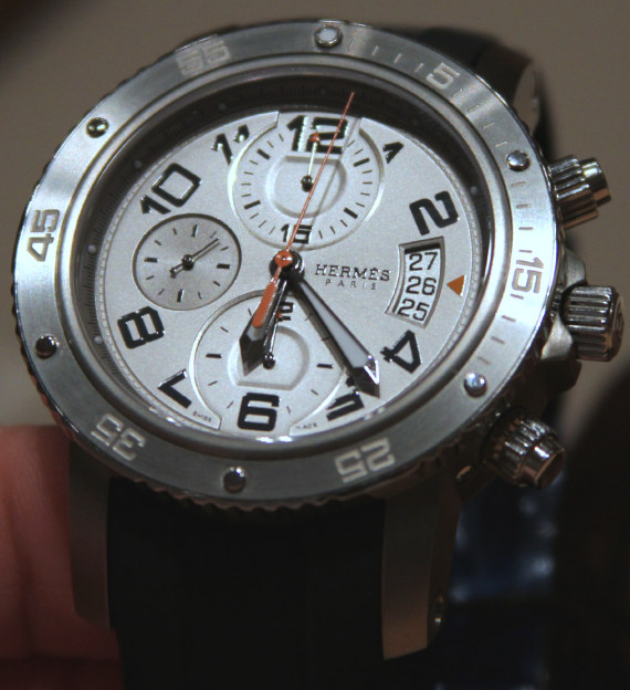 Hermes Clipper Automatic Chronograph Watch For 2010 Watch Releases 