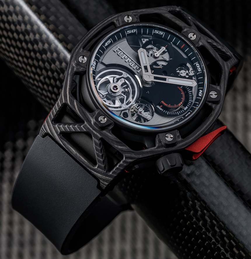 Hublot Techframe Ferrari Tourbillon Chronograph Watch Celebrating Ferrari's 70th Anniversary Watch Releases 