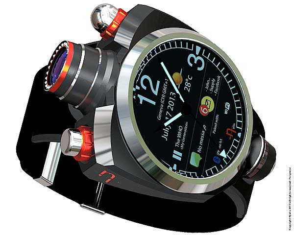 Hyetis REDLINE Smartwatch Debuts RDL-001 Swiss Mechanical + Electronic Movement Watch Releases 