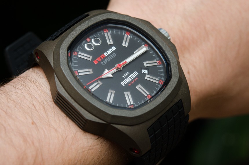 ITAnano Phantom Carbon Automatic 49 Watch Review Wrist Time Reviews 