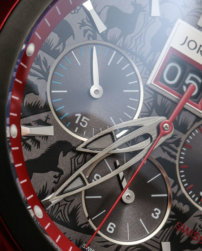 Jordi Chronograph Red Horizon Watch Review Wrist Time Reviews 