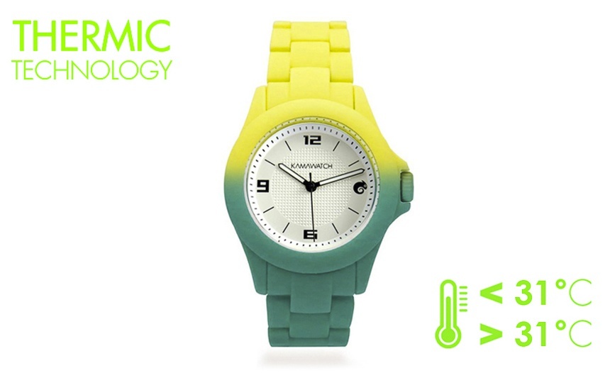 Kamawatch 'Hypercolor' Fashion Timepieces Change Color With Temperature Watch Releases 