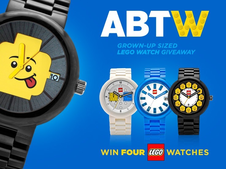 LAST CHANCE: Four LEGO Watches For Adults Giveaway Giveaways 