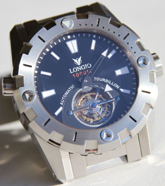 Longio Telamon Tourbillon 1000m Diver Watch Review Wrist Time Reviews 