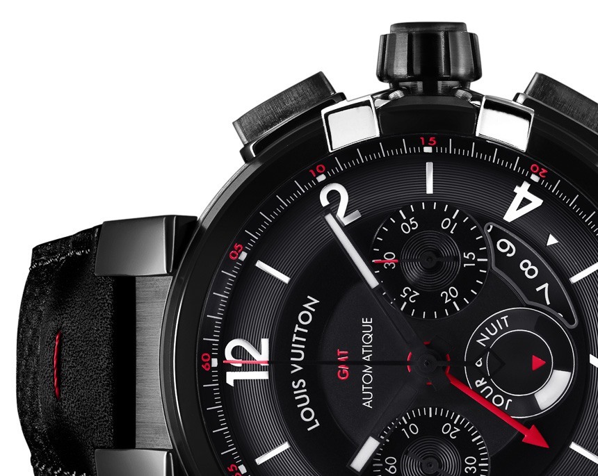 Louis Vuitton Tambour éVolution GMT In Black Watches For 2015 Watch Releases 