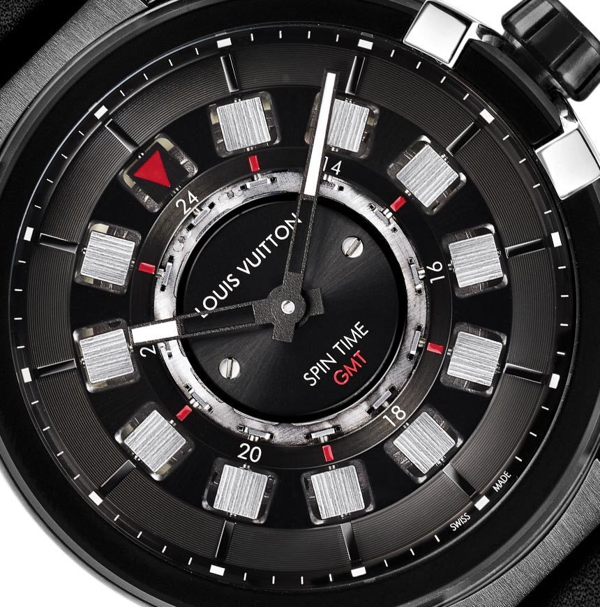 Louis Vuitton Tambour éVolution GMT In Black Watches For 2015 Watch Releases 