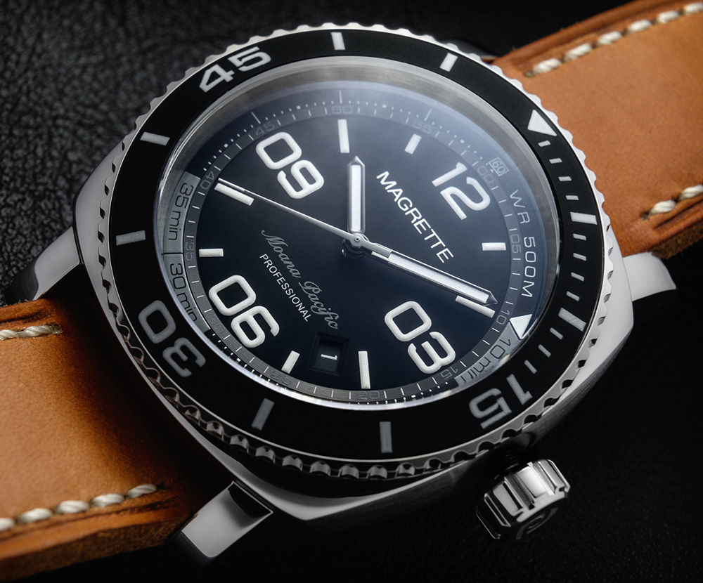Magrette Moana Pacific Professional Black Watch Watch Releases 