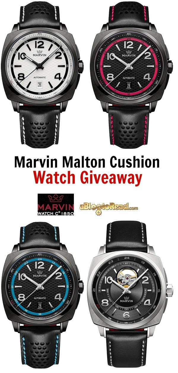 LAST CHANCE: Marvin Malton Cushion Automatic Watch Giveaway Giveaways 