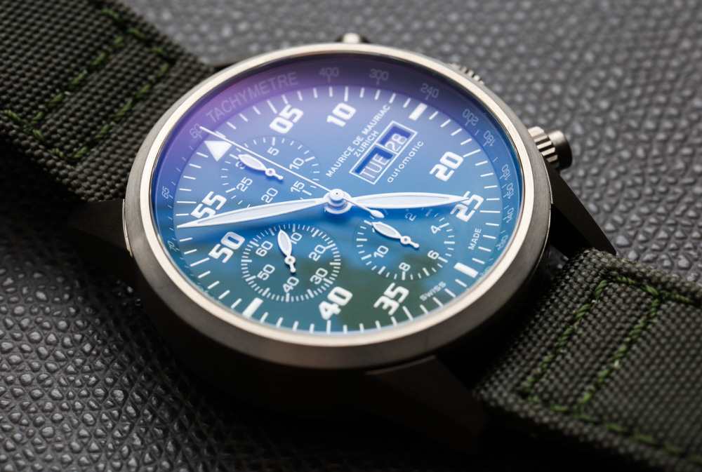 Maurice De Mauriac Chronograph Modern Defender Watch Review Wrist Time Reviews 