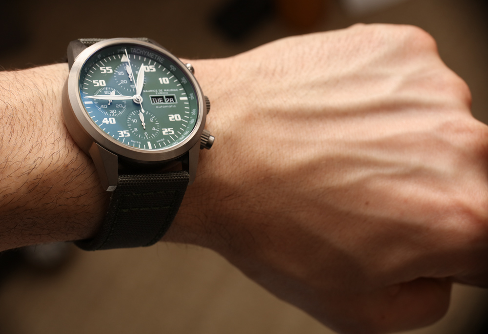 Maurice De Mauriac Chronograph Modern Defender Watch Review Wrist Time Reviews 