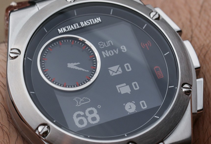 Michael Bastian MB Chronowing By Hewlett-Packard Smartwatch Review Wrist Time Reviews 