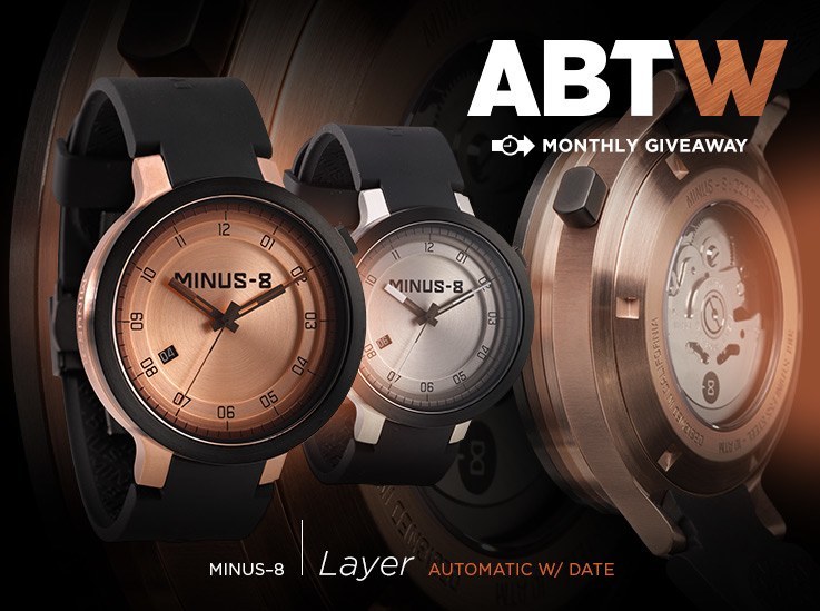 Watch Winner Announced: Minus-8 Layer Automatic Watch Giveaways 