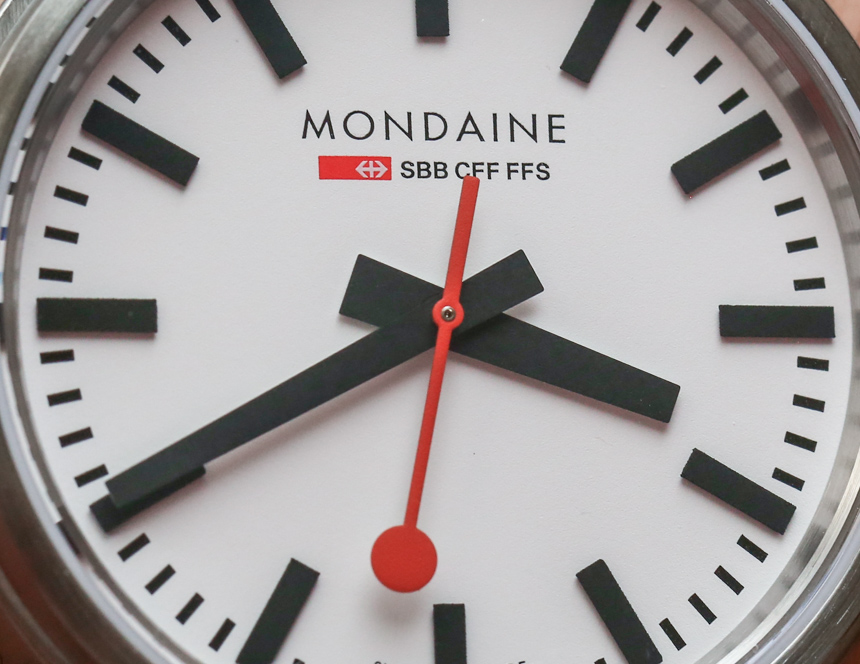 Mondaine Stop2Go Swiss Railways Watch Hands-On Hands-On 