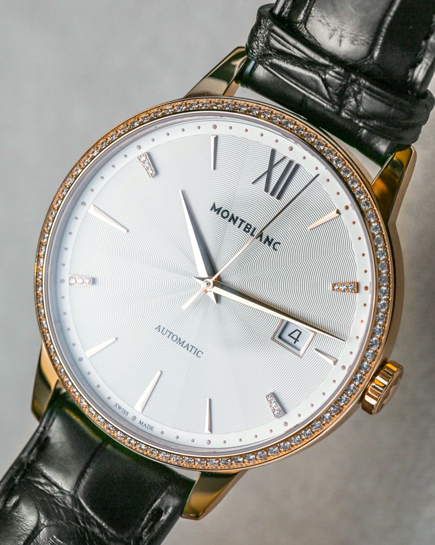 Montblanc Meisterstuck Heritage Spirit Date Automatic Watch With Diamonds Hands-On Hands-On 