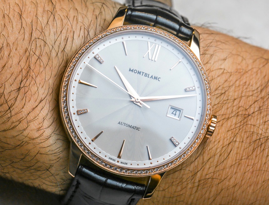 Montblanc Meisterstuck Heritage Spirit Date Automatic Watch With Diamonds Hands-On Hands-On 