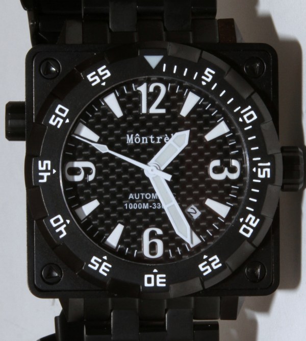 Montrek Square Diver PVD Watch Review Wrist Time Reviews 