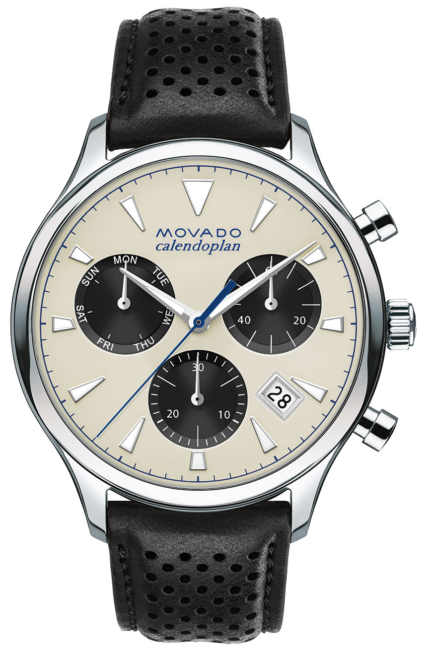 Movado Series 800 & Heritage Calendoplan Chronograph Watches Watch Releases 