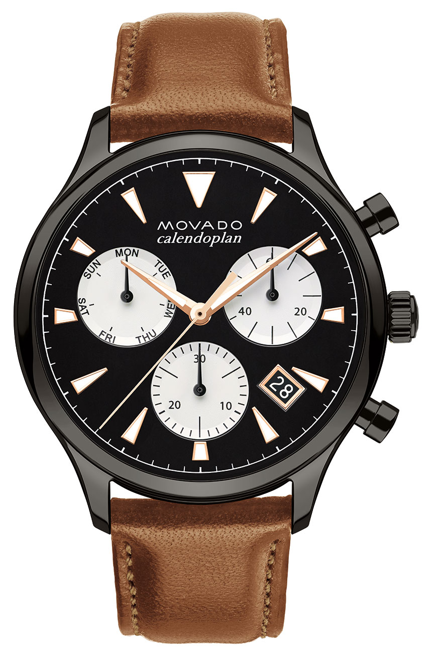 Movado Series 800 & Heritage Calendoplan Chronograph Watches Watch Releases 