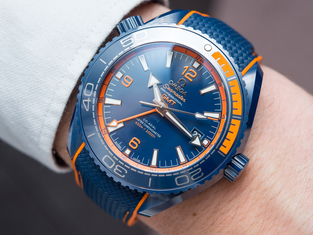 Omega Seamaster Planet Ocean Big Blue Ceramic GMT Watch Hands-On Hands-On 