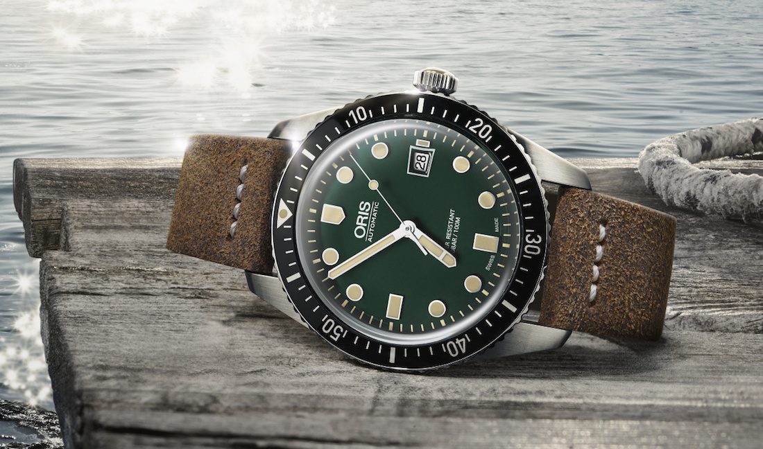 Oris Divers Sixty-Five Watch With Green Dial Watch Releases 