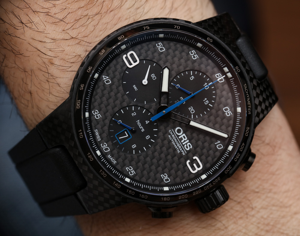 Oris Williams Chronograph Carbon Valtteri Bottas Limited Edition Watch Hands-On Hands-On 