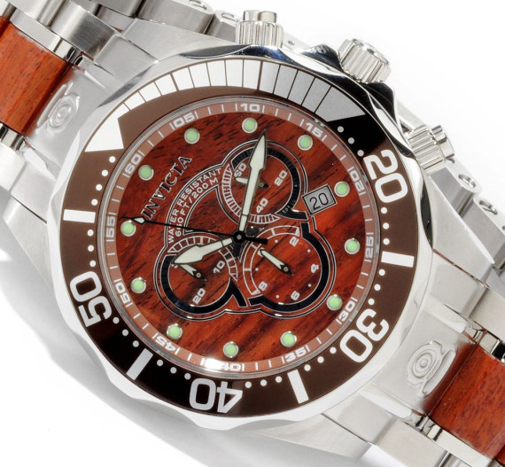 Invicta Pro Diver Wood Watch Watch Releases 