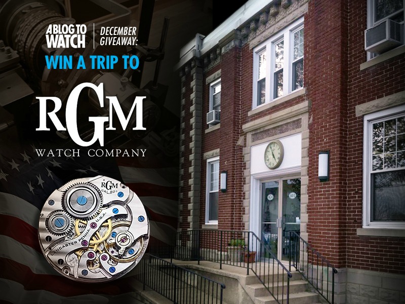 Winner Announced: RGM American-Made Watches Manufacture Trip Giveaways 