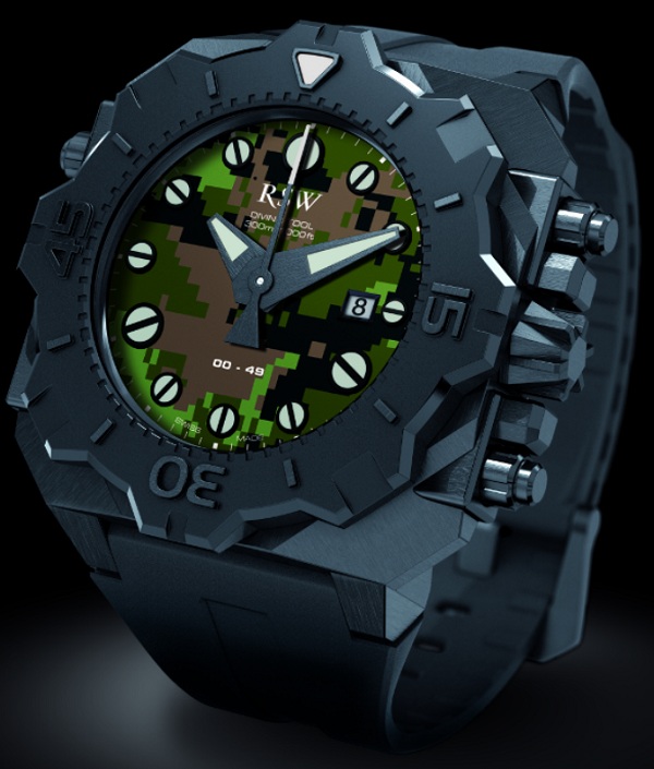 RSW Diving Tool Camo Limited Edition Watch Watch Releases 