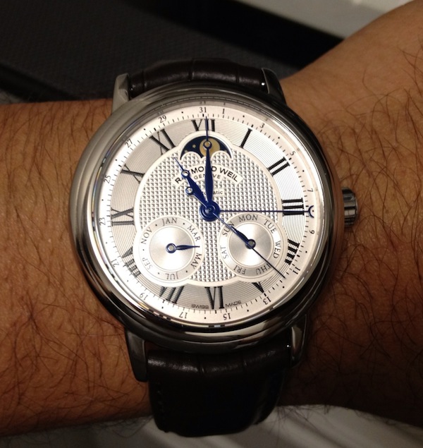 Raymond Weil Maestro Automatic Moon Phase Watch Review Wrist Time Reviews 