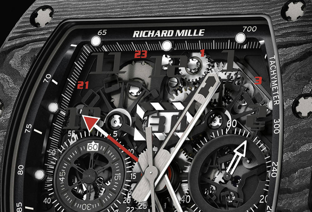 Richard Mille RM 11-02 Automatic Flyblack Chronograph Dual Time Zone Jet Black Limited Edition Watch Watch Releases 
