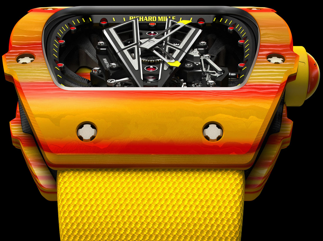 Richard Mille RM 27-03 Rafael Nadal Watch With A Tourbillon To Withstand 10,000 G's Watch Releases 
