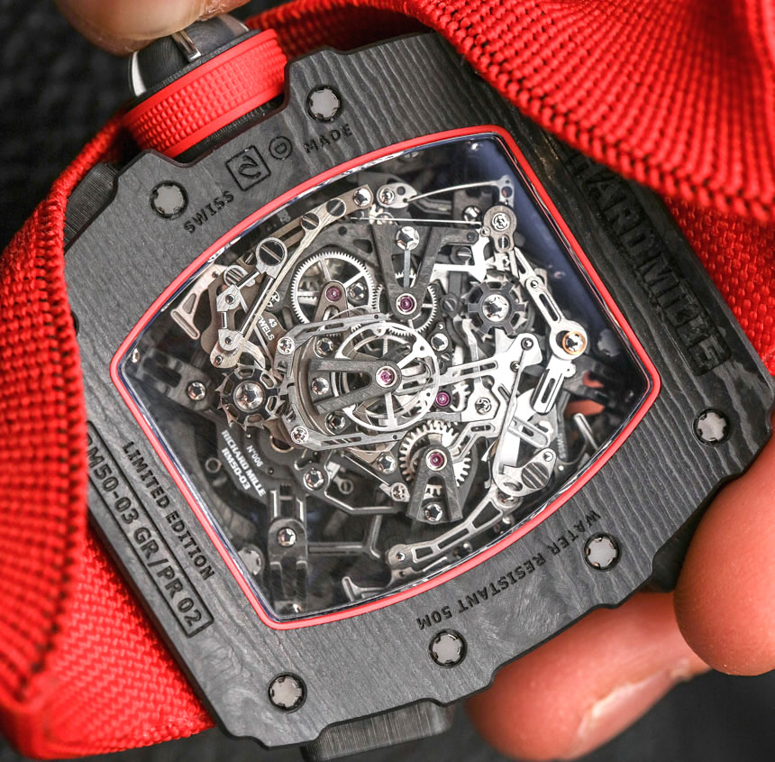 Richard Mille RM 50-03 McLaren F1 Record-Setting Lightweight Watch For $1,000,000 Hands-On Hands-On 