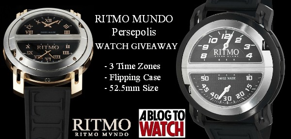 GIVEAWAY: Ritmo Mundo Persepolis Triple Time Watch Giveaways 