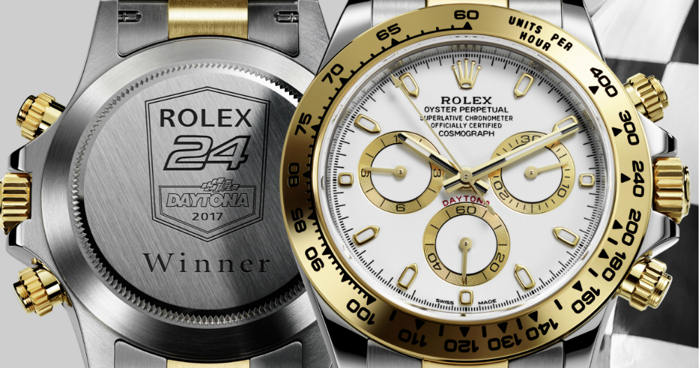 The Rolex Daytona Watch Given To Winner Of 2017 Rolex 24 Hours Of Daytona Race Shows & Events 