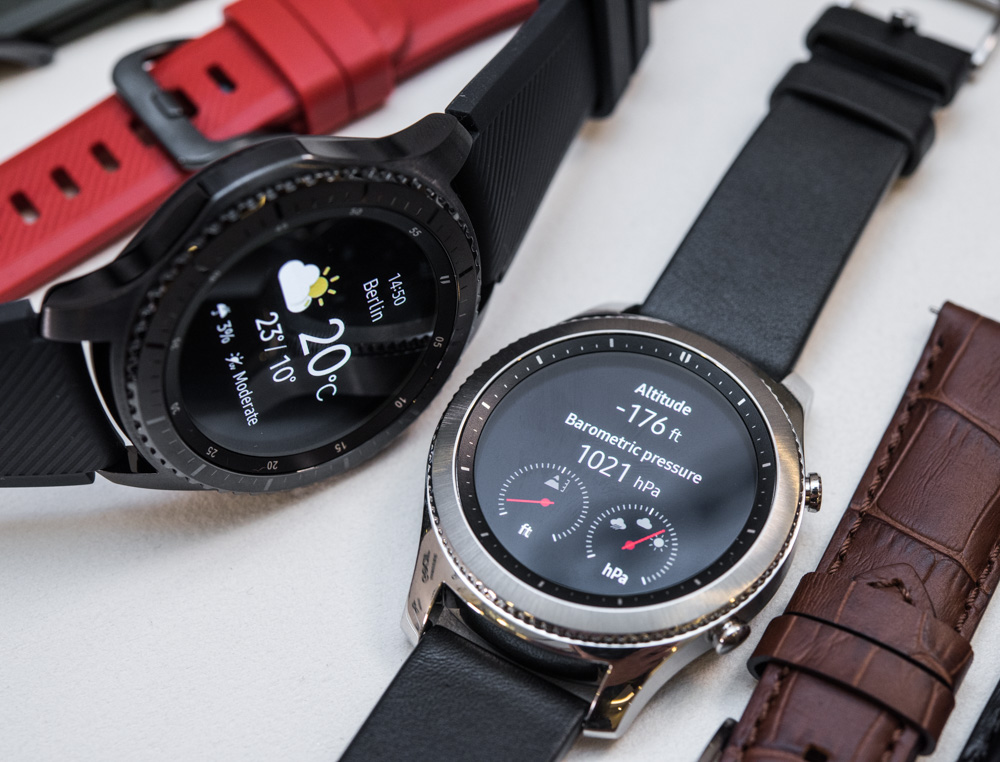 Samsung Gear S3 Frontier & Classic Smartwatches Hands-On Debut Hands-On 
