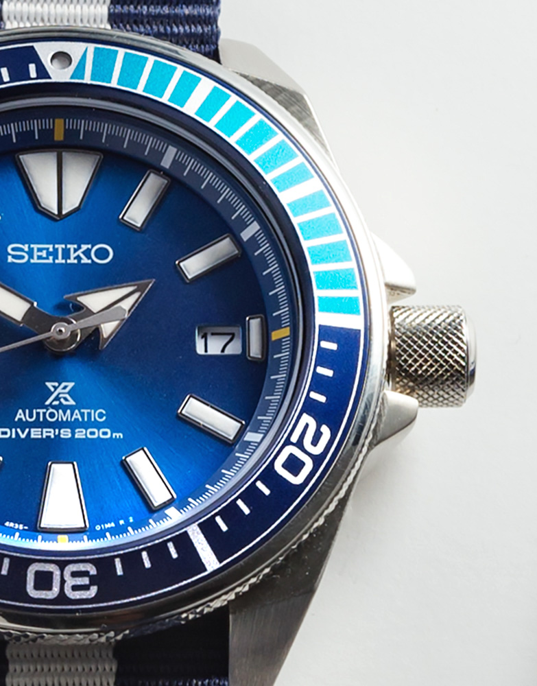 Seiko Prospex Blue Lagoon Samurai SRPB09 Limited Edition Watch Review Wrist Time Reviews 