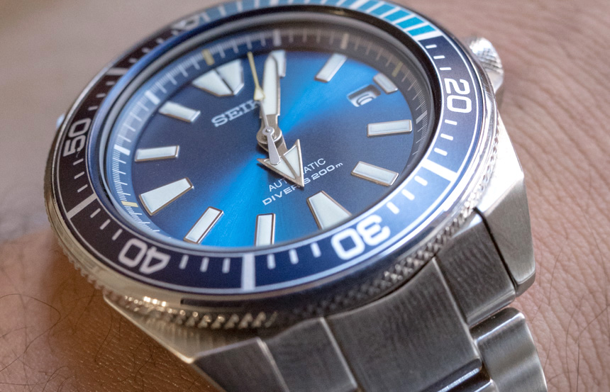 Seiko Prospex Blue Lagoon Samurai SRPB09 Limited Edition Watch Review Wrist Time Reviews 