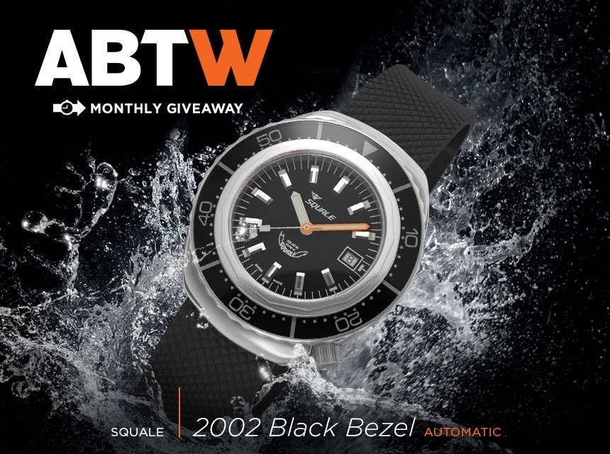 Winner Announced: Squale 2002 Collection 1000 Meter Automatic Dive Watch Giveaway Giveaways 