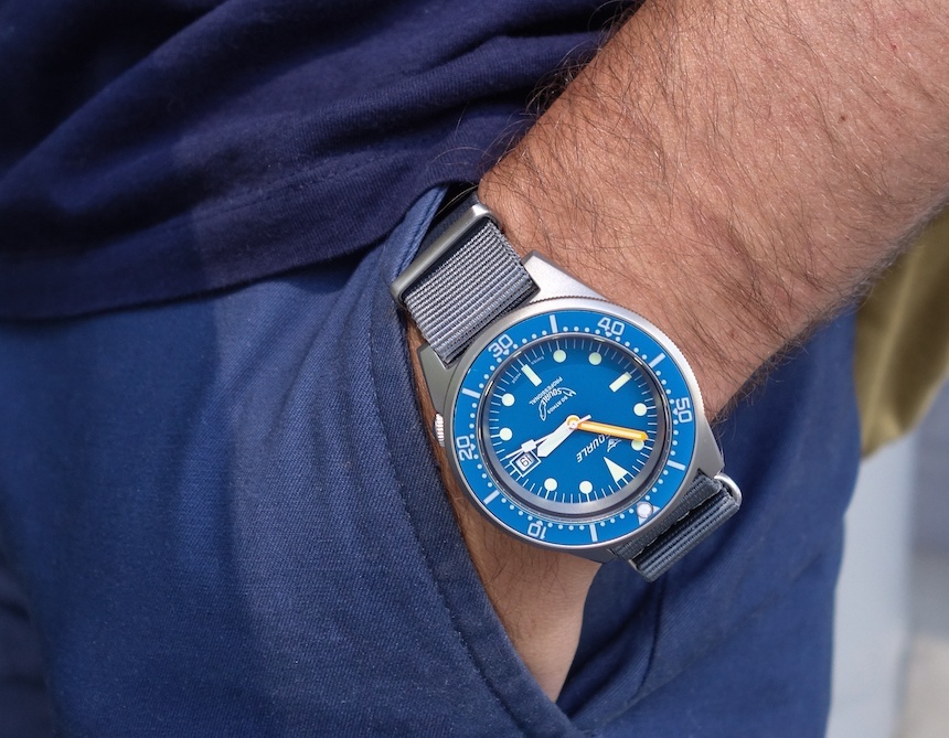 Squale 50 Atmos Ocean Blasted 1521-026 Diver's Watch Review Wrist Time Reviews 